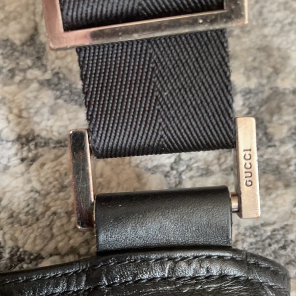 Gucci Black Guccissima Canvas Shoulder Bag - Picture 14 of 14